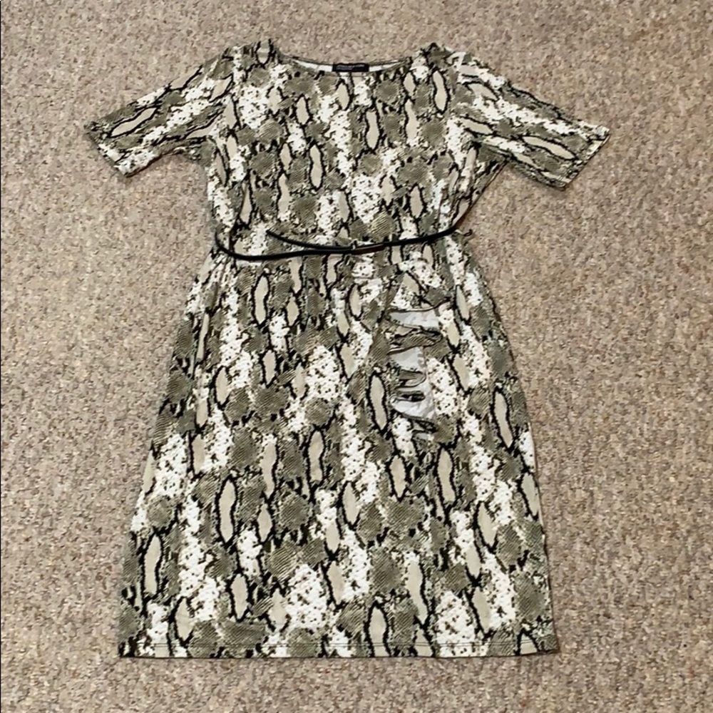 Jones New York snake skin print dress